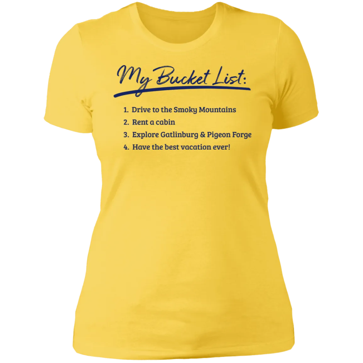 Smokies Bucket List - Women's Tee