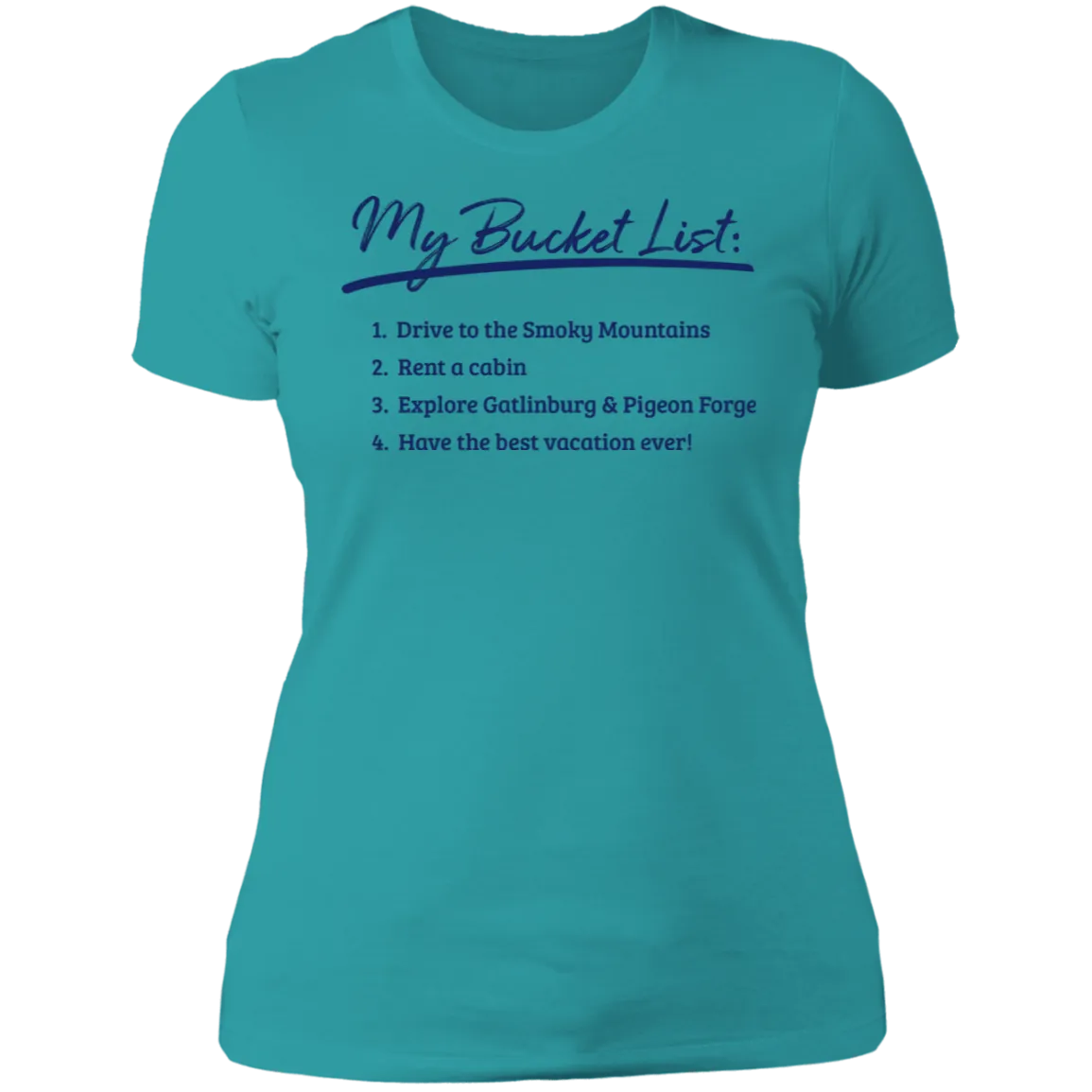 Smokies Bucket List - Women's Tee