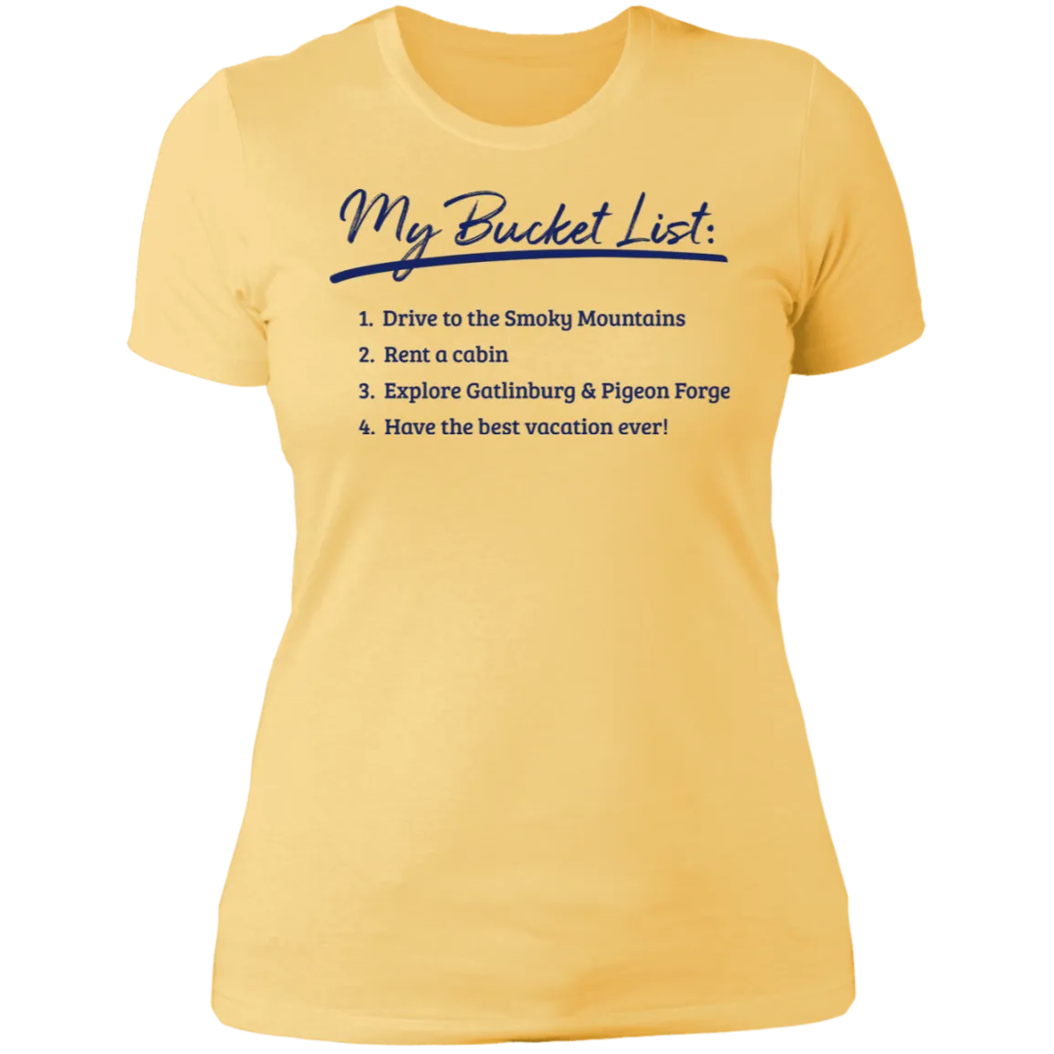 Smokies Bucket List - Women's Tee