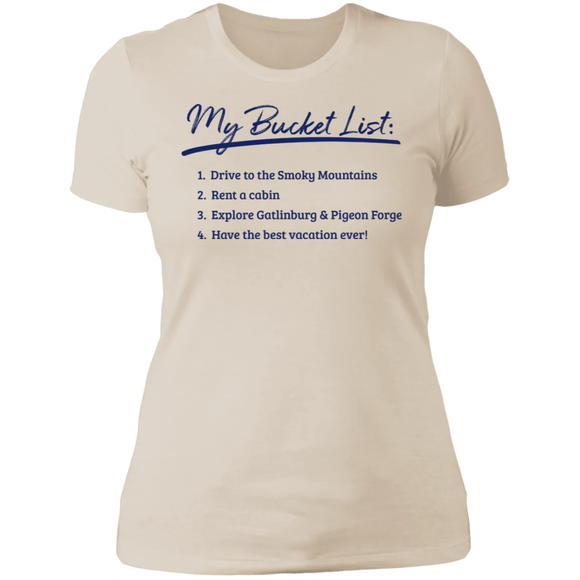 Smokies Bucket List - Women's Tee