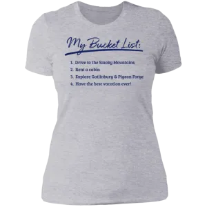 Smokies Bucket List - Women's Tee