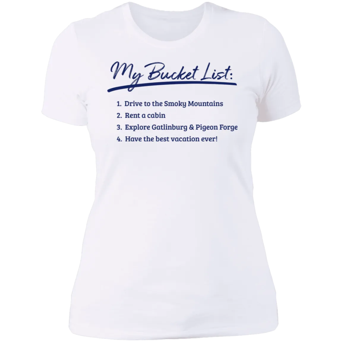 Smokies Bucket List - Women's Tee