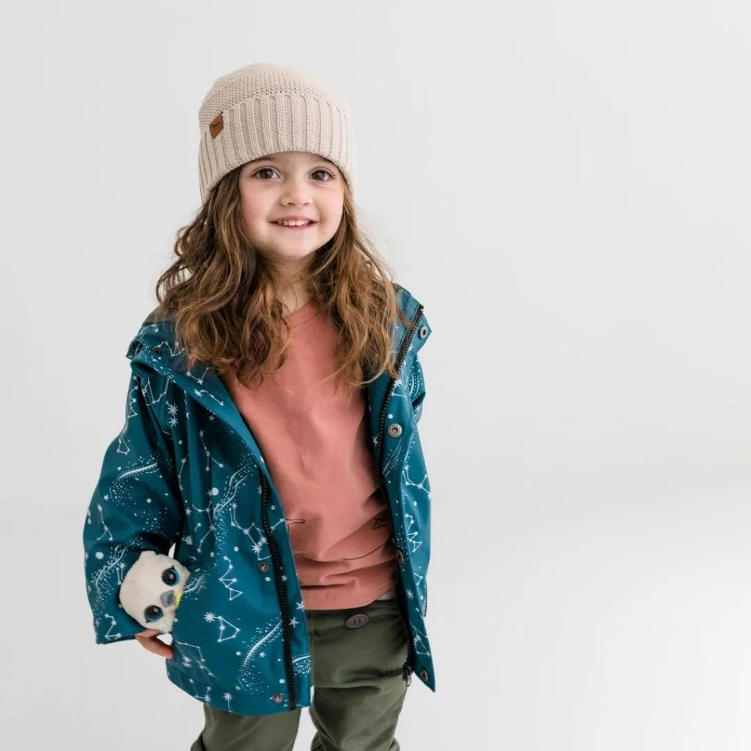 Storm Catcher Waterproof Kids Raincoat | Ocean Blue