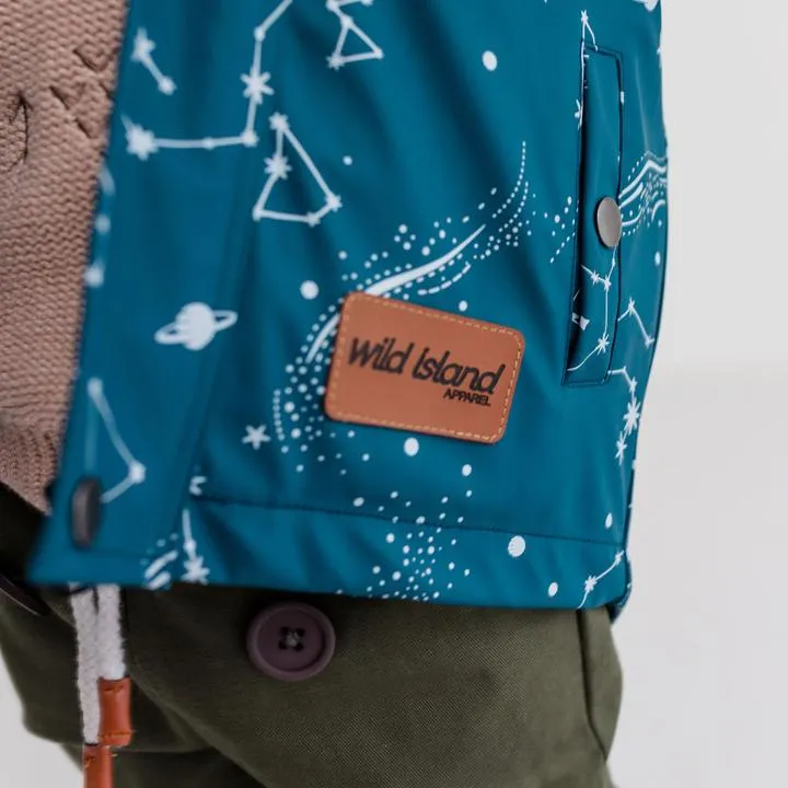 Storm Catcher Waterproof Kids Raincoat | Ocean Blue
