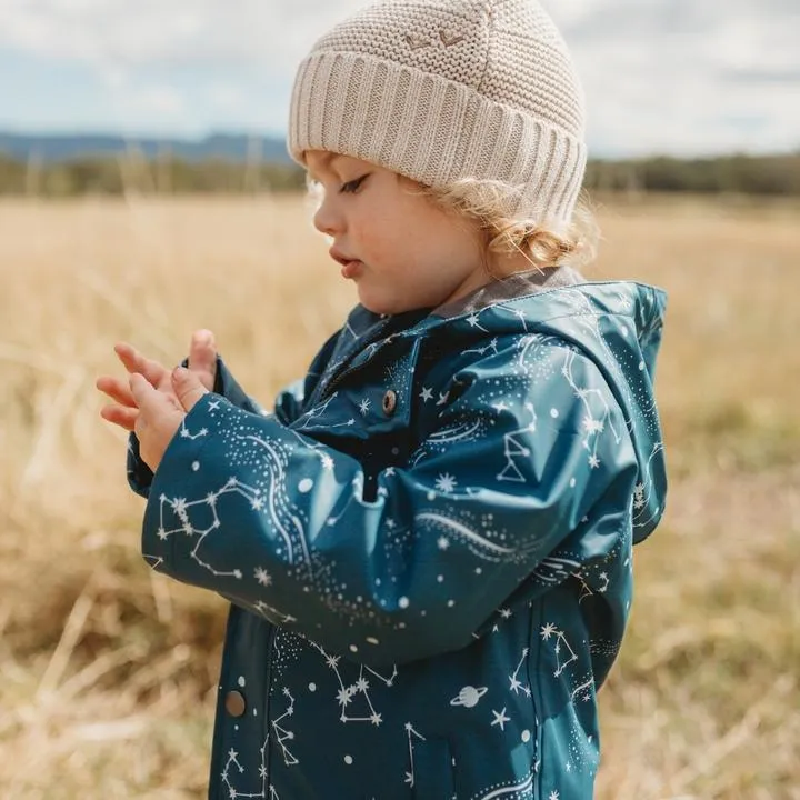 Storm Catcher Waterproof Kids Raincoat | Ocean Blue