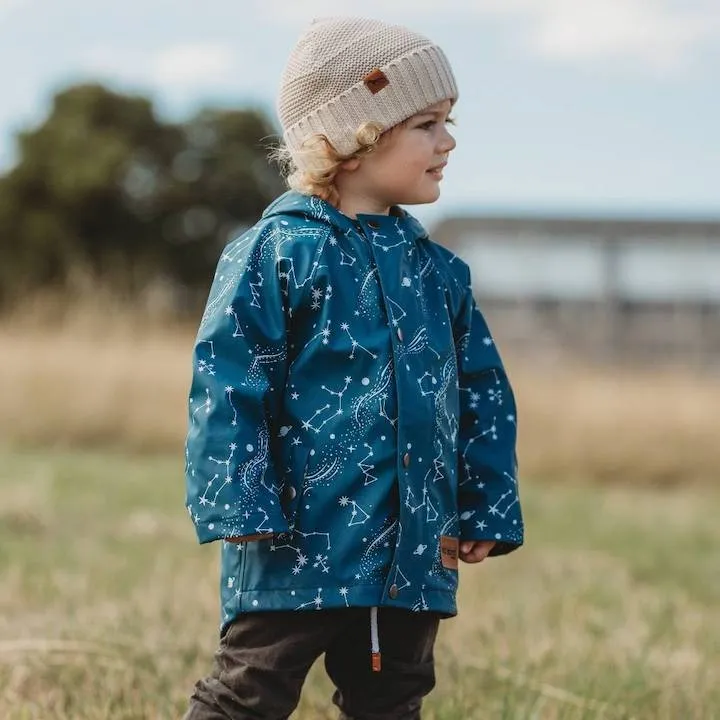 Storm Catcher Waterproof Kids Raincoat | Ocean Blue