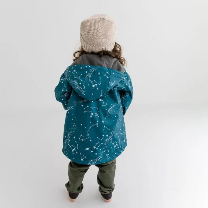 Storm Catcher Waterproof Kids Raincoat | Ocean Blue