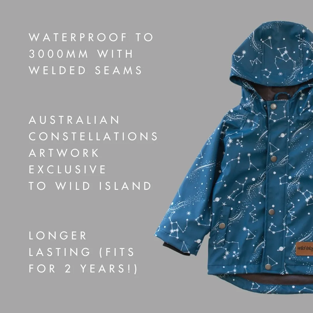 Storm Catcher Waterproof Kids Raincoat | Ocean Blue