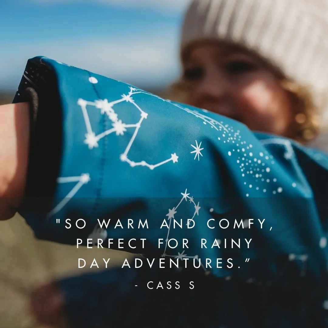 Storm Catcher Waterproof Kids Raincoat | Ocean Blue