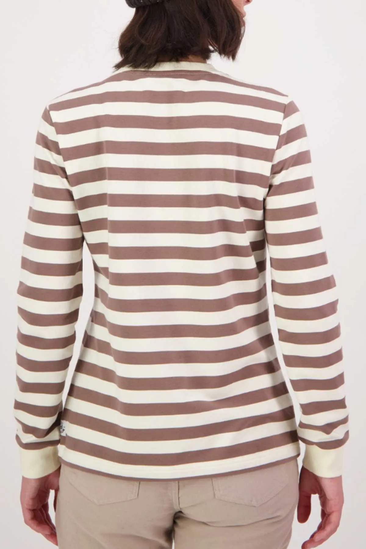 Swanndri Papamoa Stripe Long Sleeve Tee