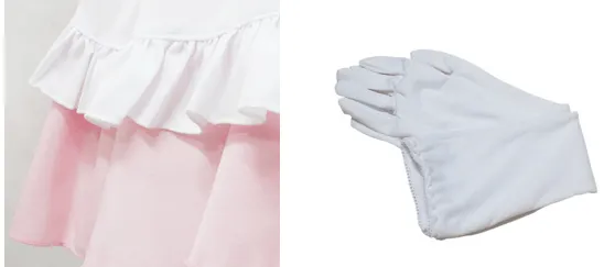 Sweet Lace Ruffle Apron Maid Dress SD00362