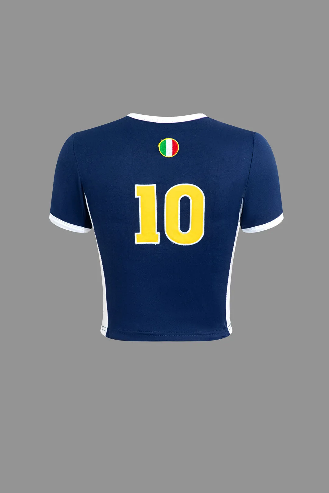 Sydney - Italia Letter Embroidery Woman's T shirt