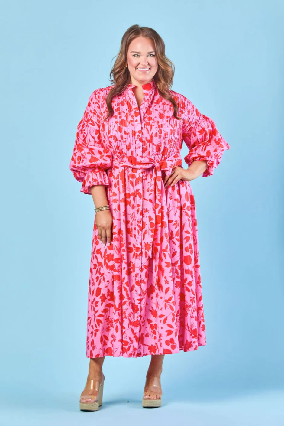 The Every Body Dress in Raspberry Wildflower