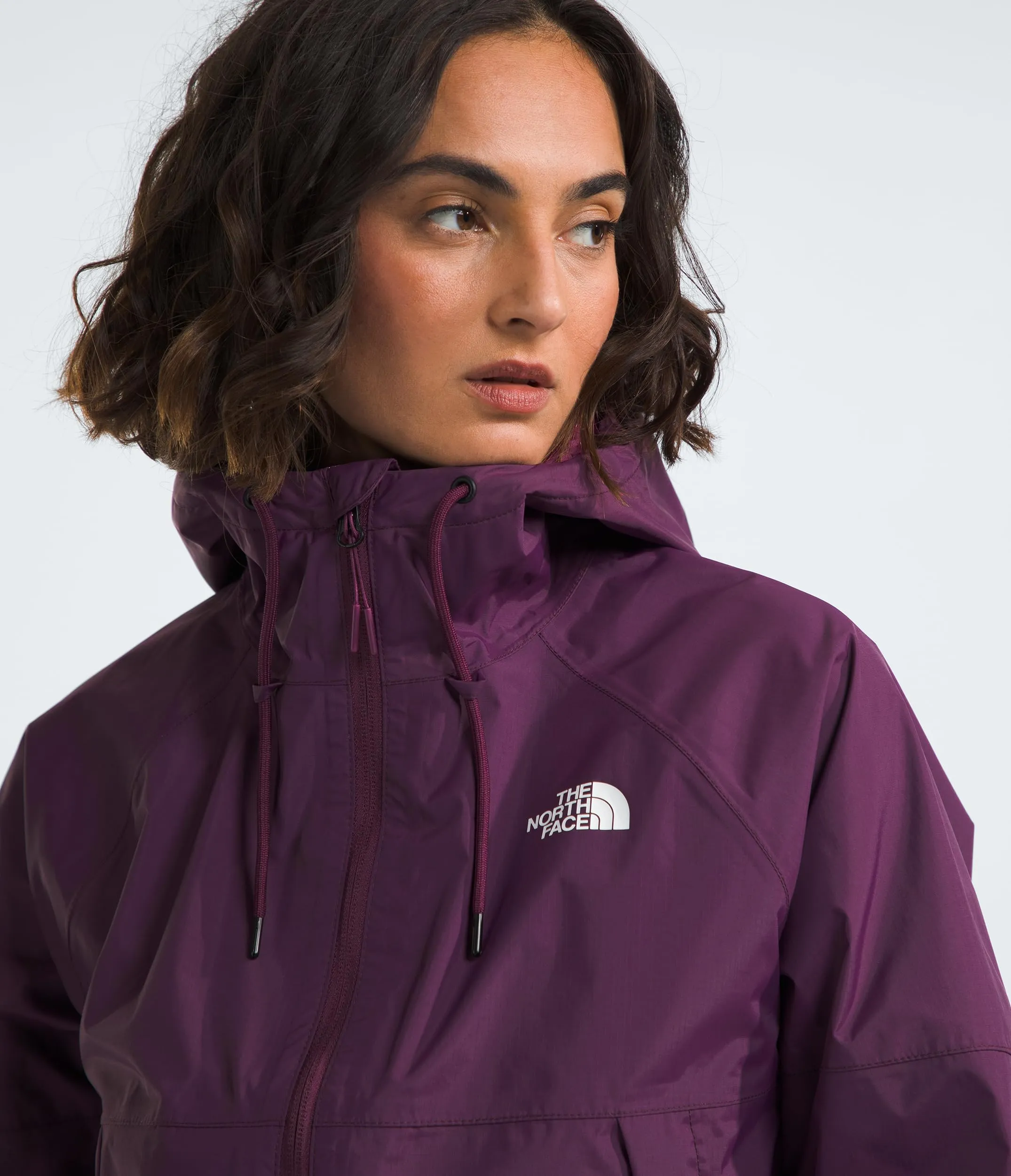 THE NORTH FACE Women's Antora Rain Hoodie (Standard and Plus Size), Black Currant Purple, Small