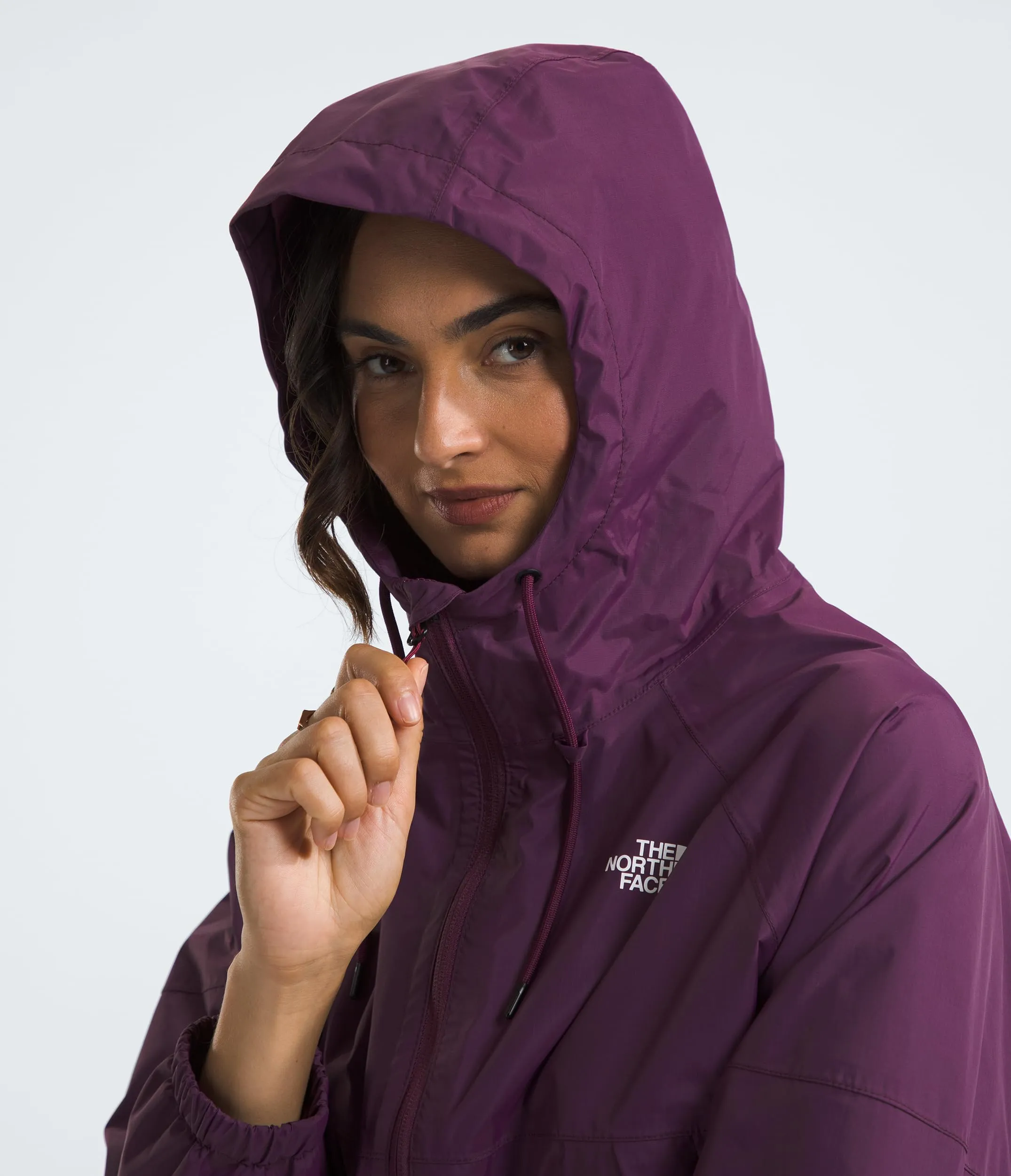 THE NORTH FACE Women's Antora Rain Hoodie (Standard and Plus Size), Black Currant Purple, Small
