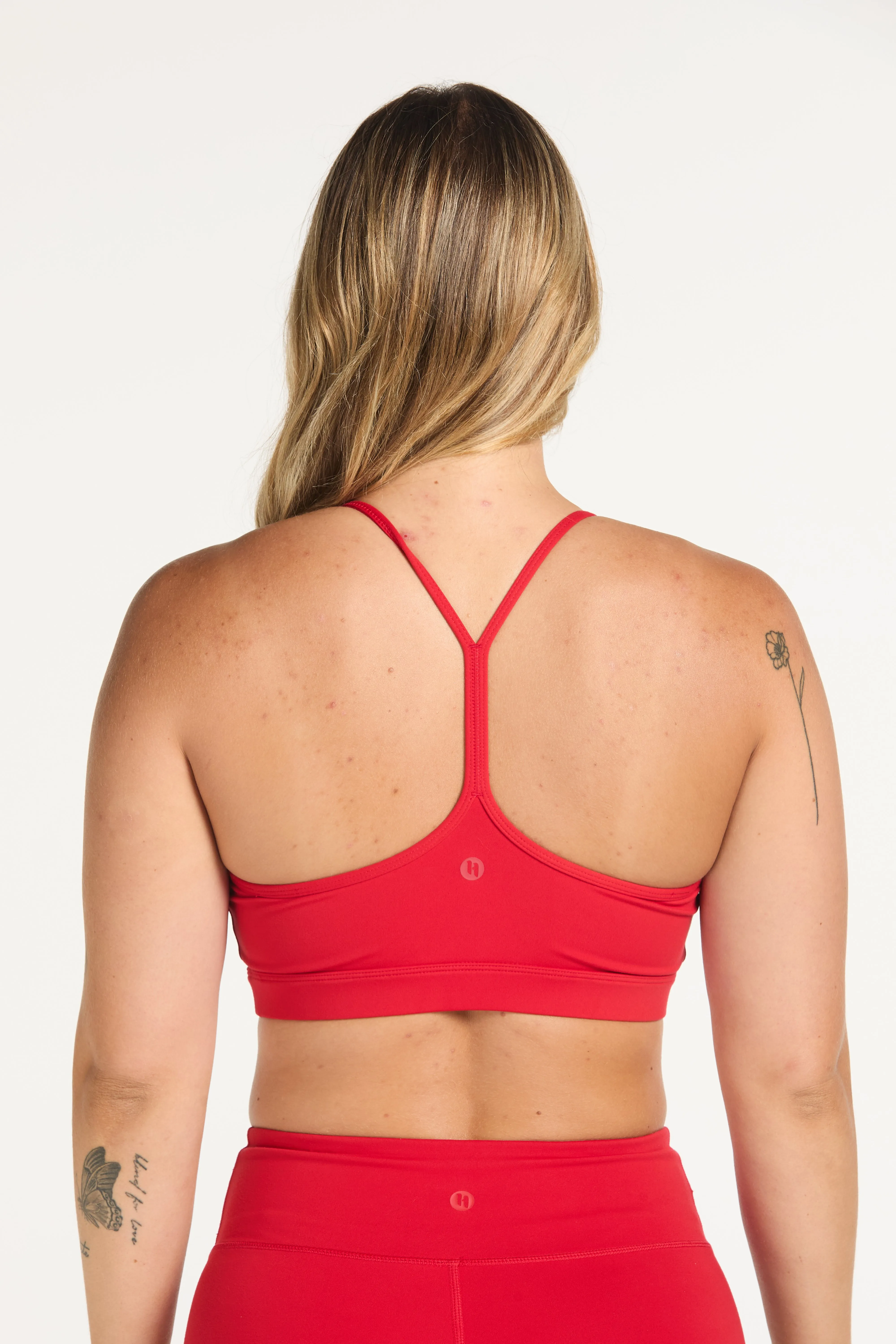 THIN RACER BRA RED