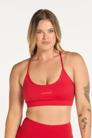 THIN RACER BRA RED