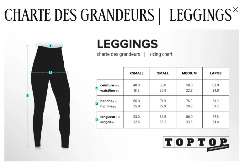 TOPTOP - Leggings - Noir