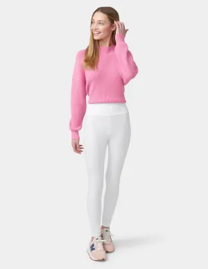 Travel Wide Waistband Cotton High Waist Leggings