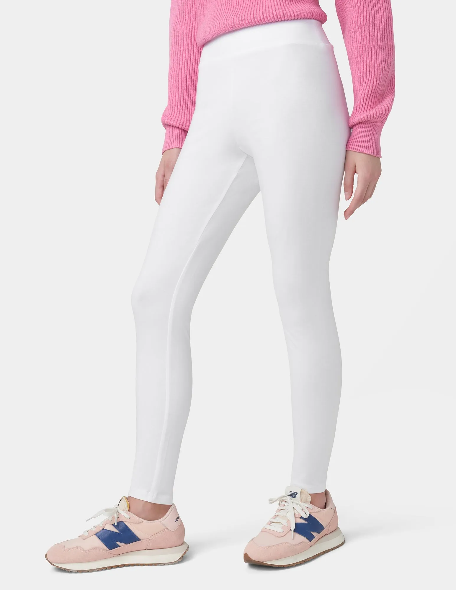 Travel Wide Waistband Cotton High Waist Leggings