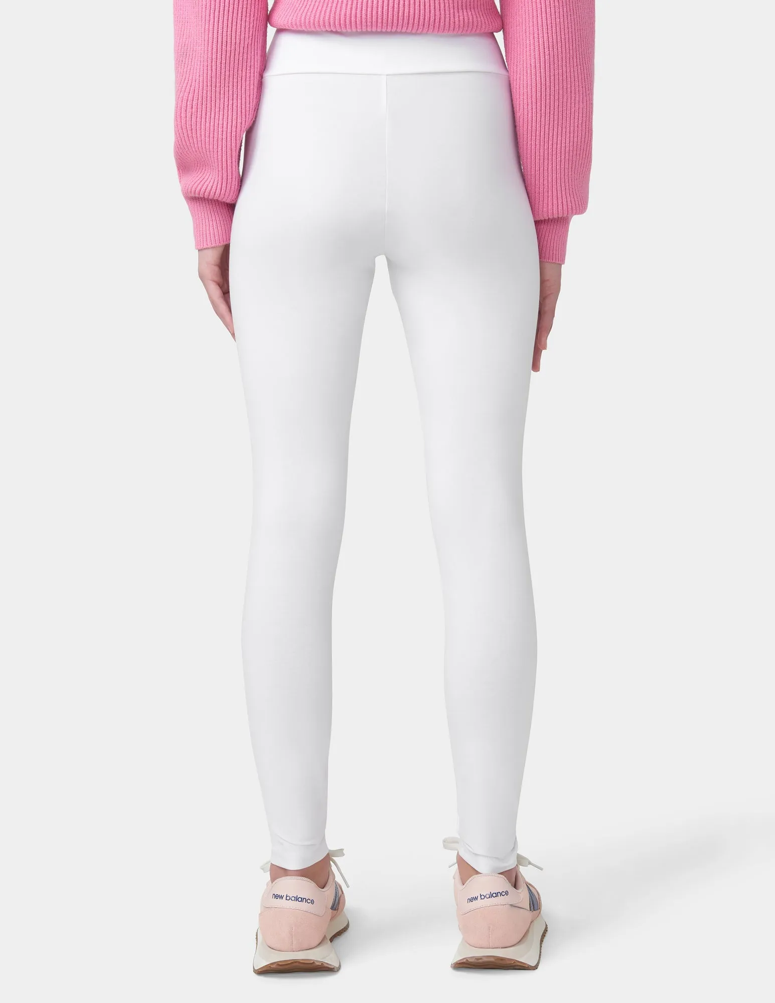 Travel Wide Waistband Cotton High Waist Leggings