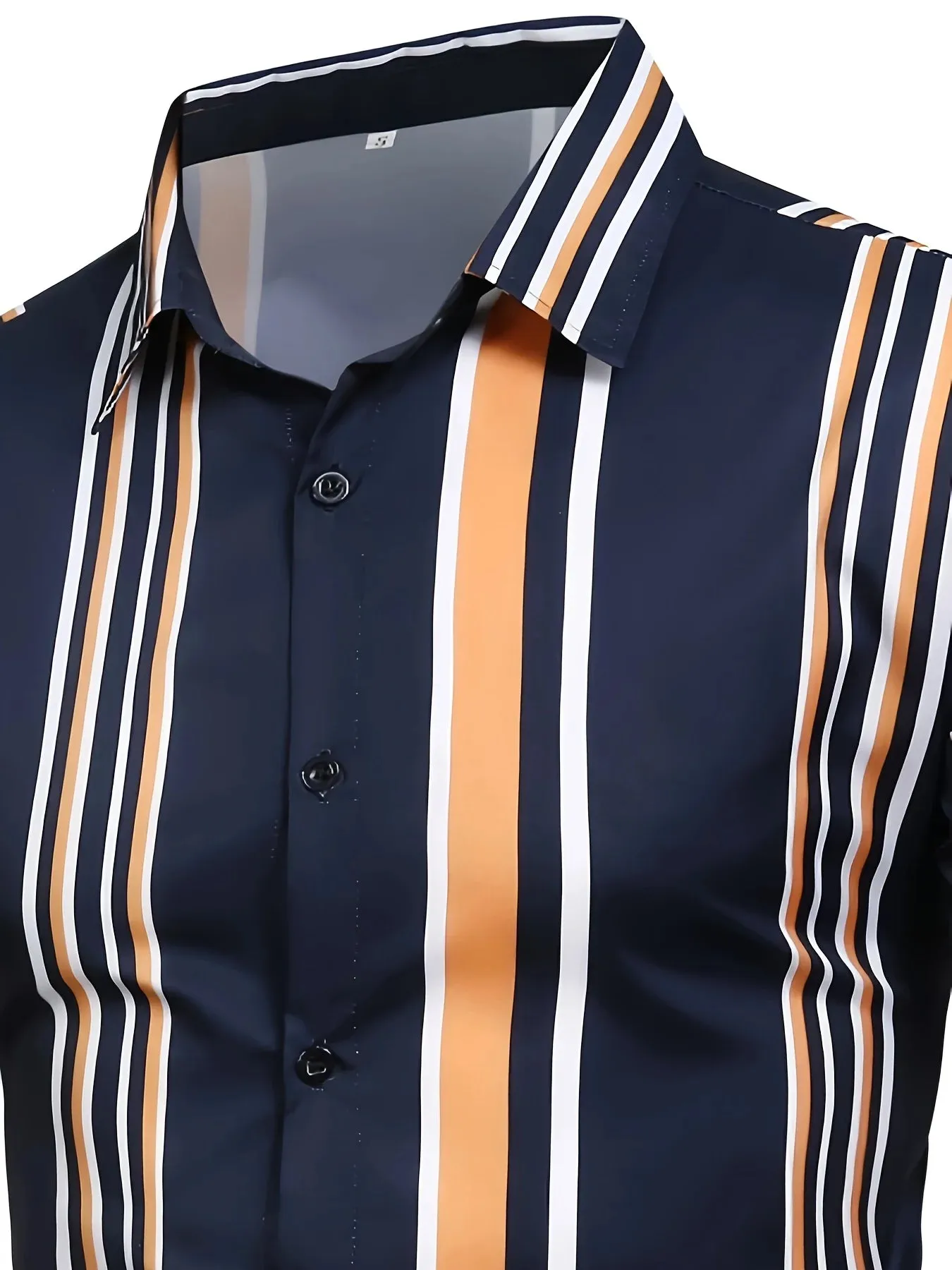 TrendFusion Gestreiftes Freizeithemden für Herren