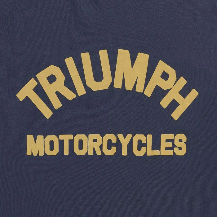 Triumph Ditchling Back Logo Pocket T-Shirt - Navy