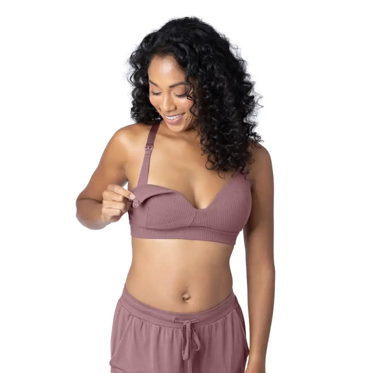 Twilight Ribbed Nursing & Maternity Bra