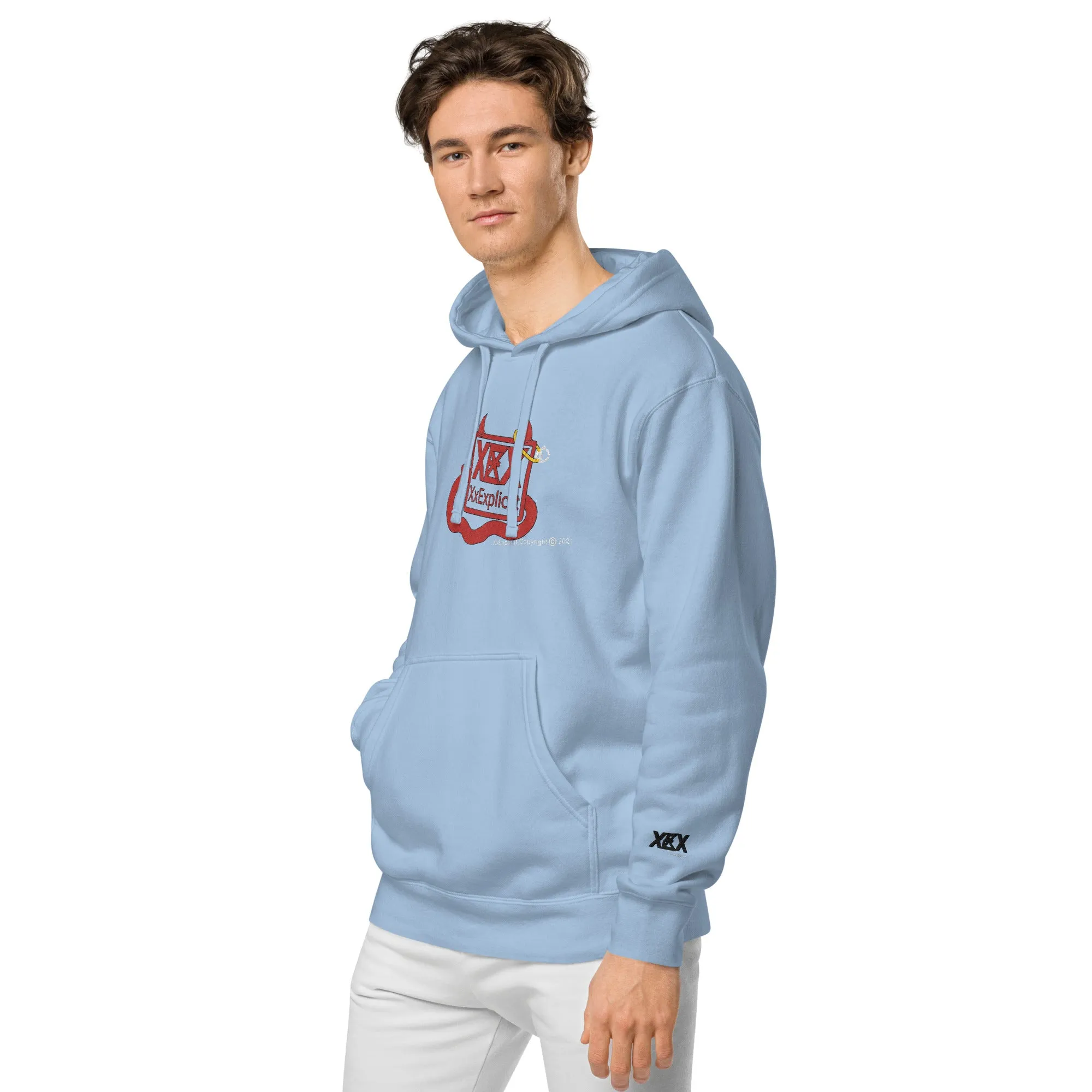 Unisex pigment-dyed hoodie