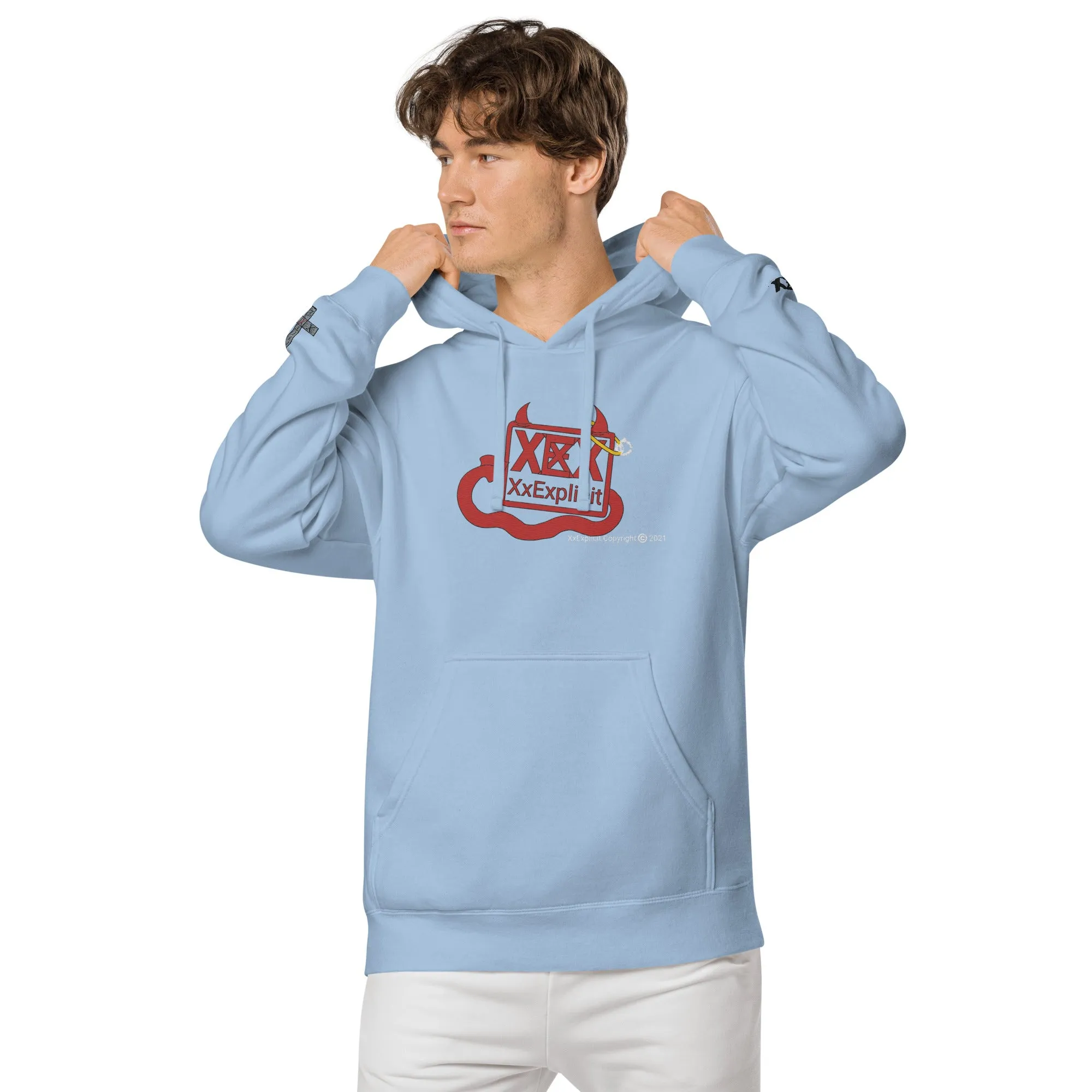 Unisex pigment-dyed hoodie