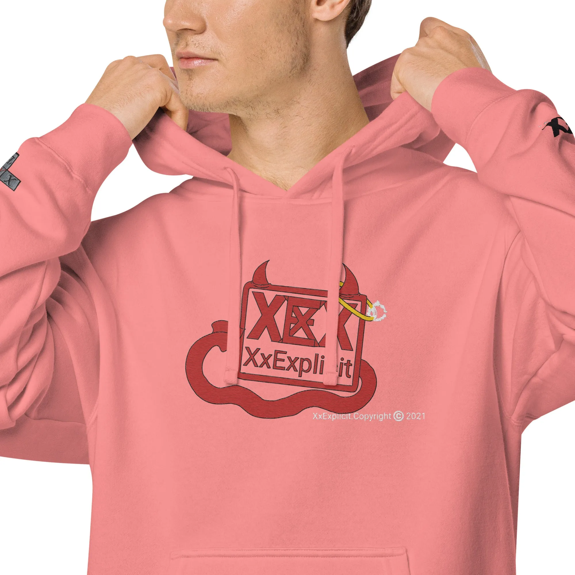 Unisex pigment-dyed hoodie