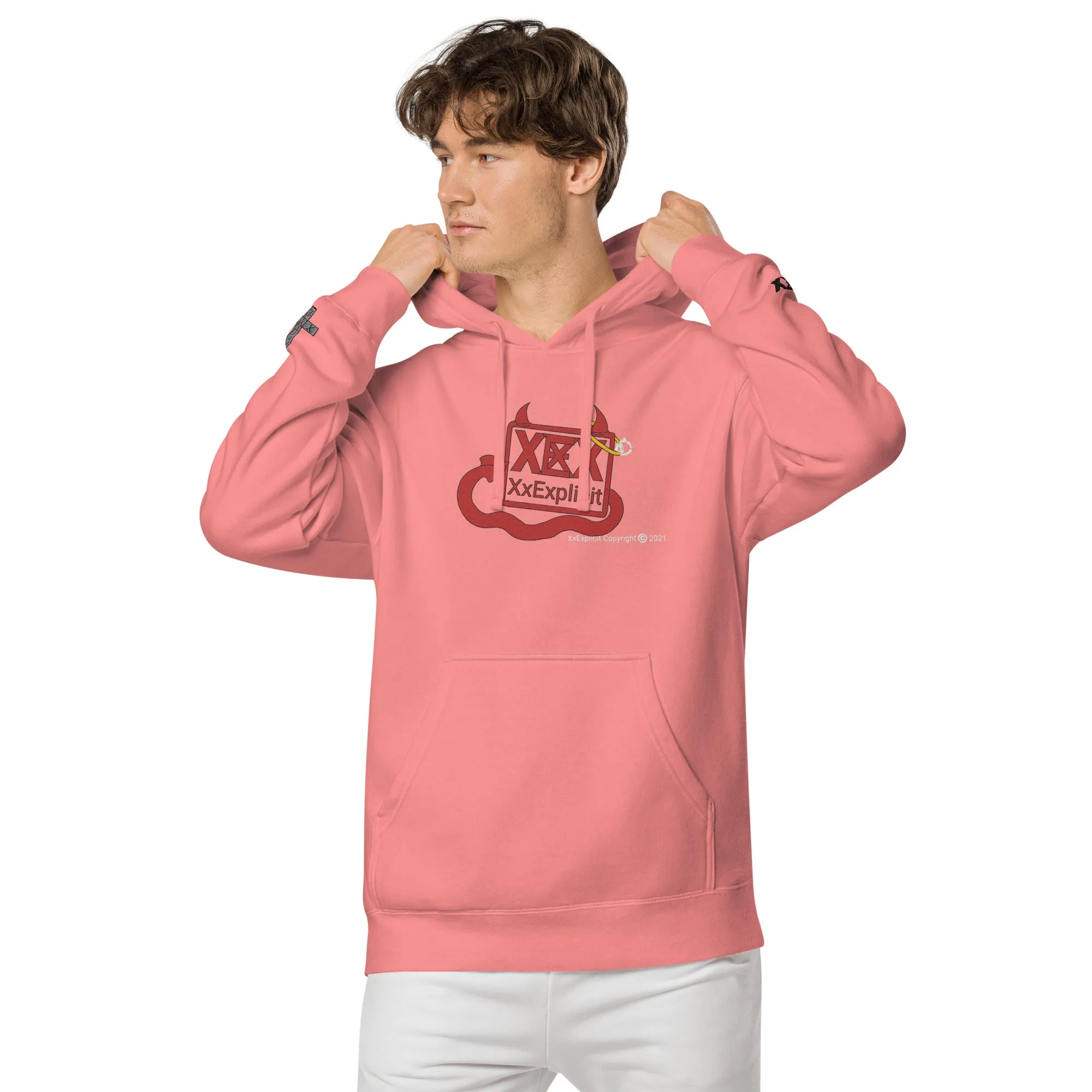 Unisex pigment-dyed hoodie