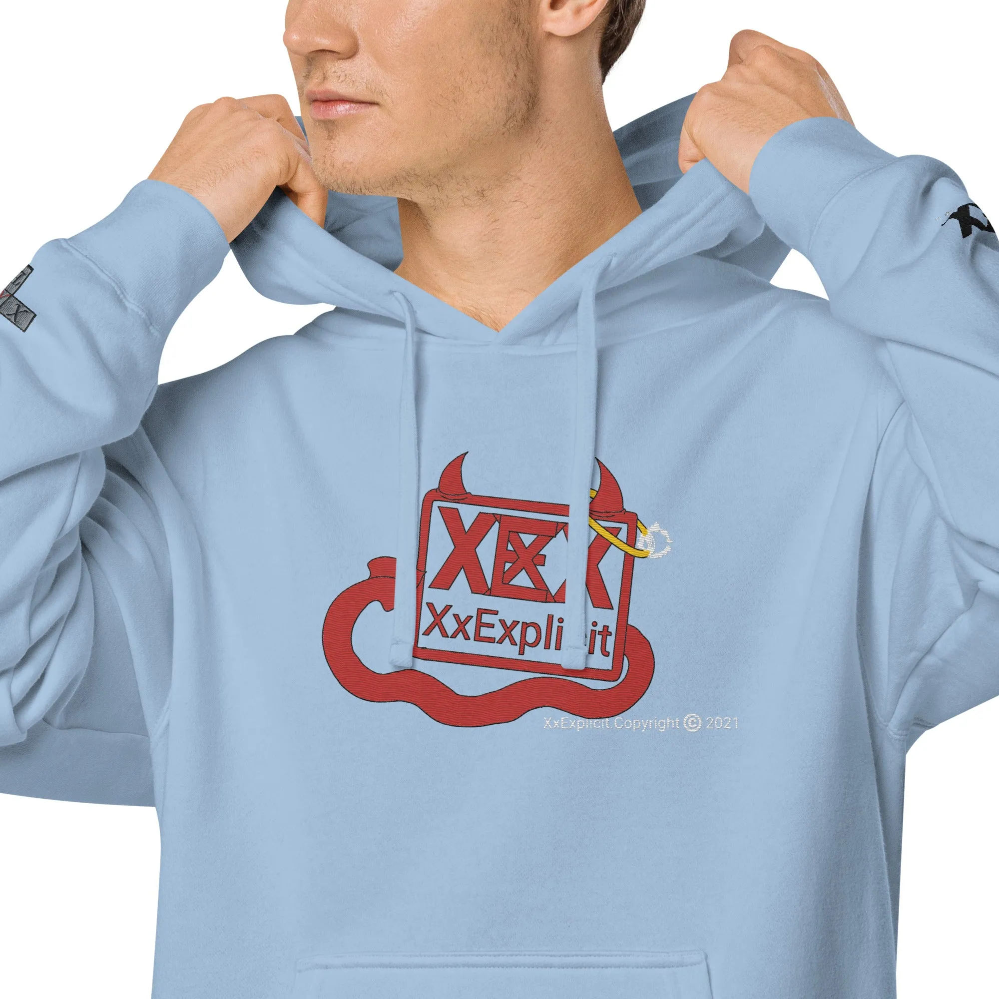 Unisex pigment-dyed hoodie