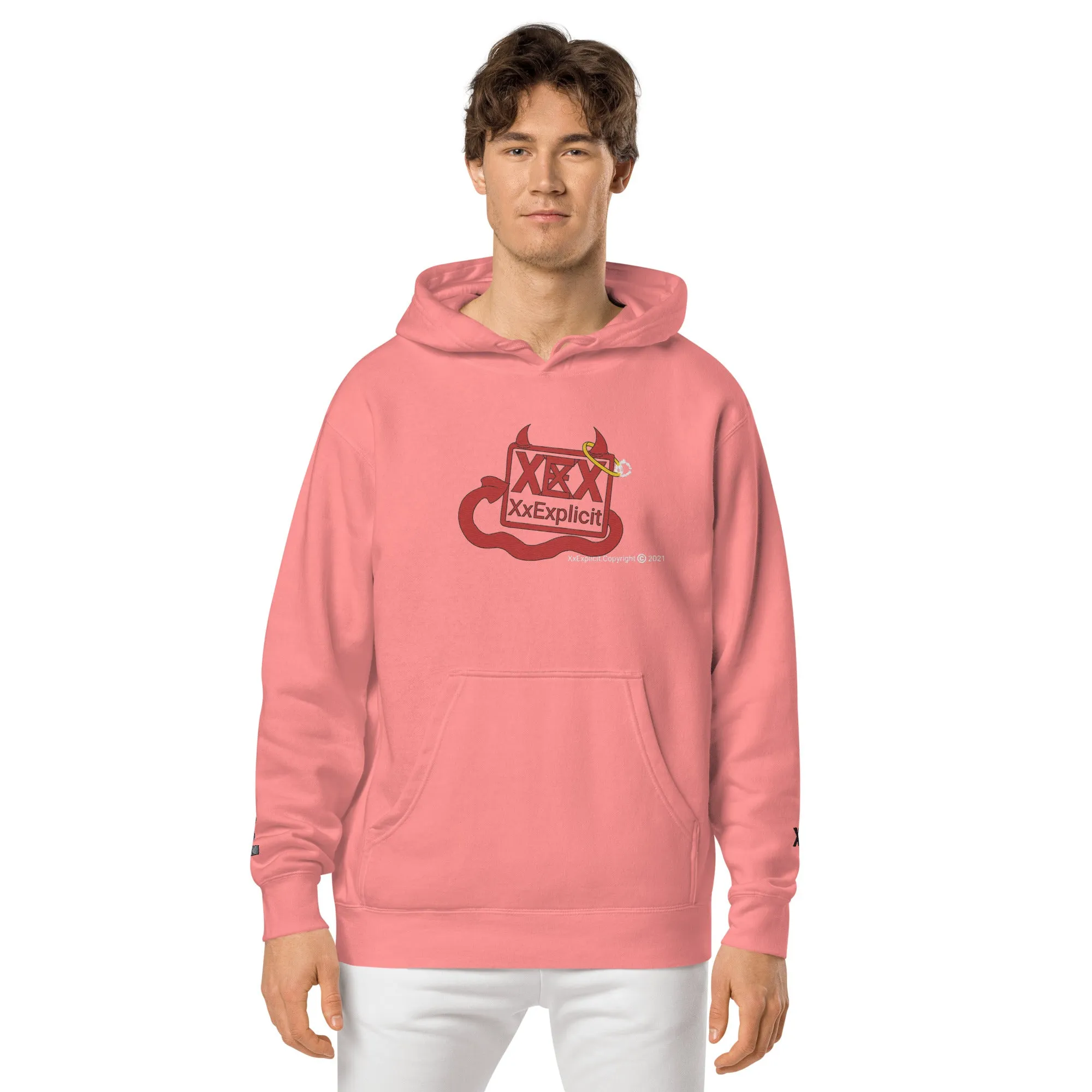 Unisex pigment-dyed hoodie