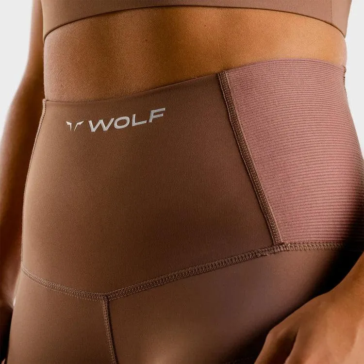 Wolf Leggings - Bleikar
