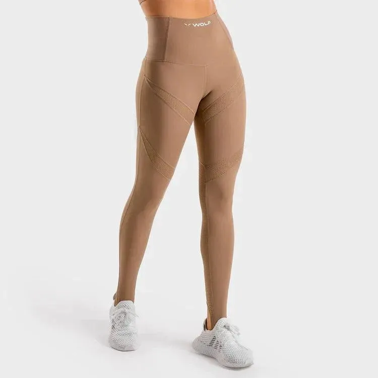 Wolf Leggings - Bleikar