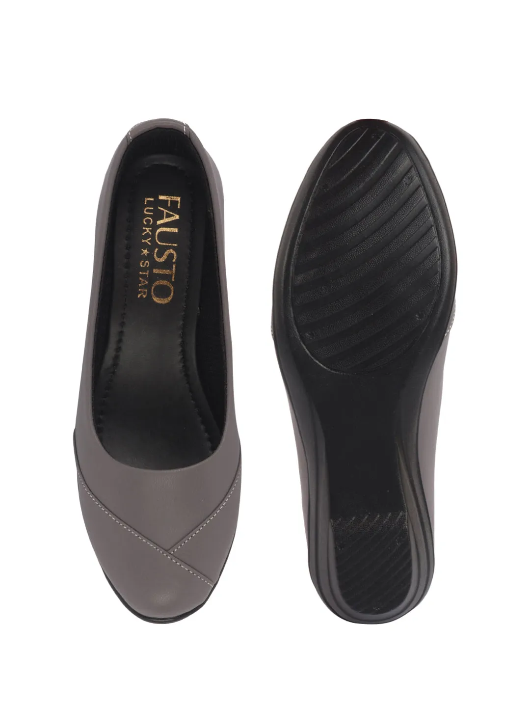 Women All Day Comfort Wedge Heel Slip On Ballerina Shoes Elegant Work Flats Office Formal Slip On Shoes