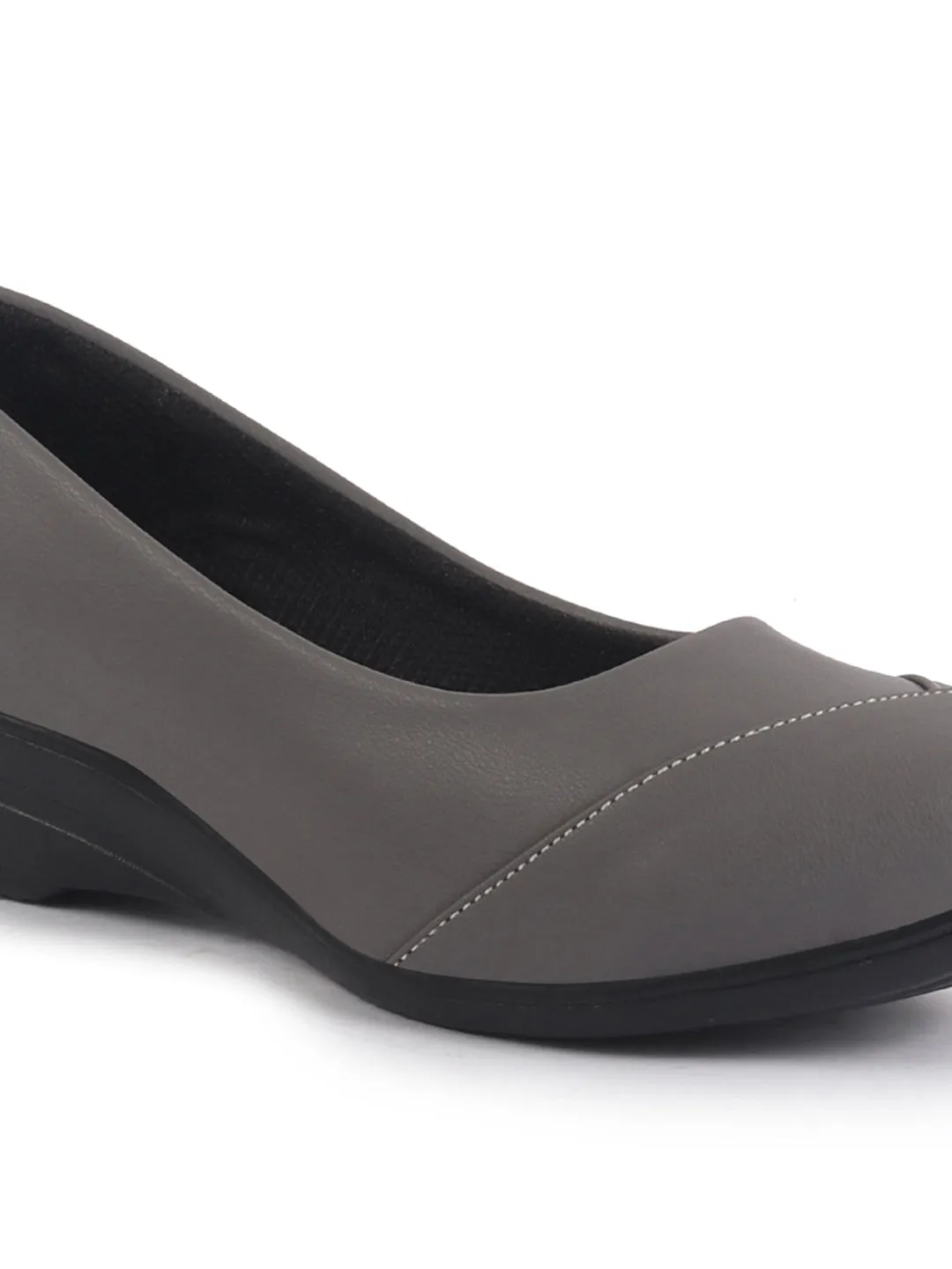 Women All Day Comfort Wedge Heel Slip On Ballerina Shoes Elegant Work Flats Office Formal Slip On Shoes