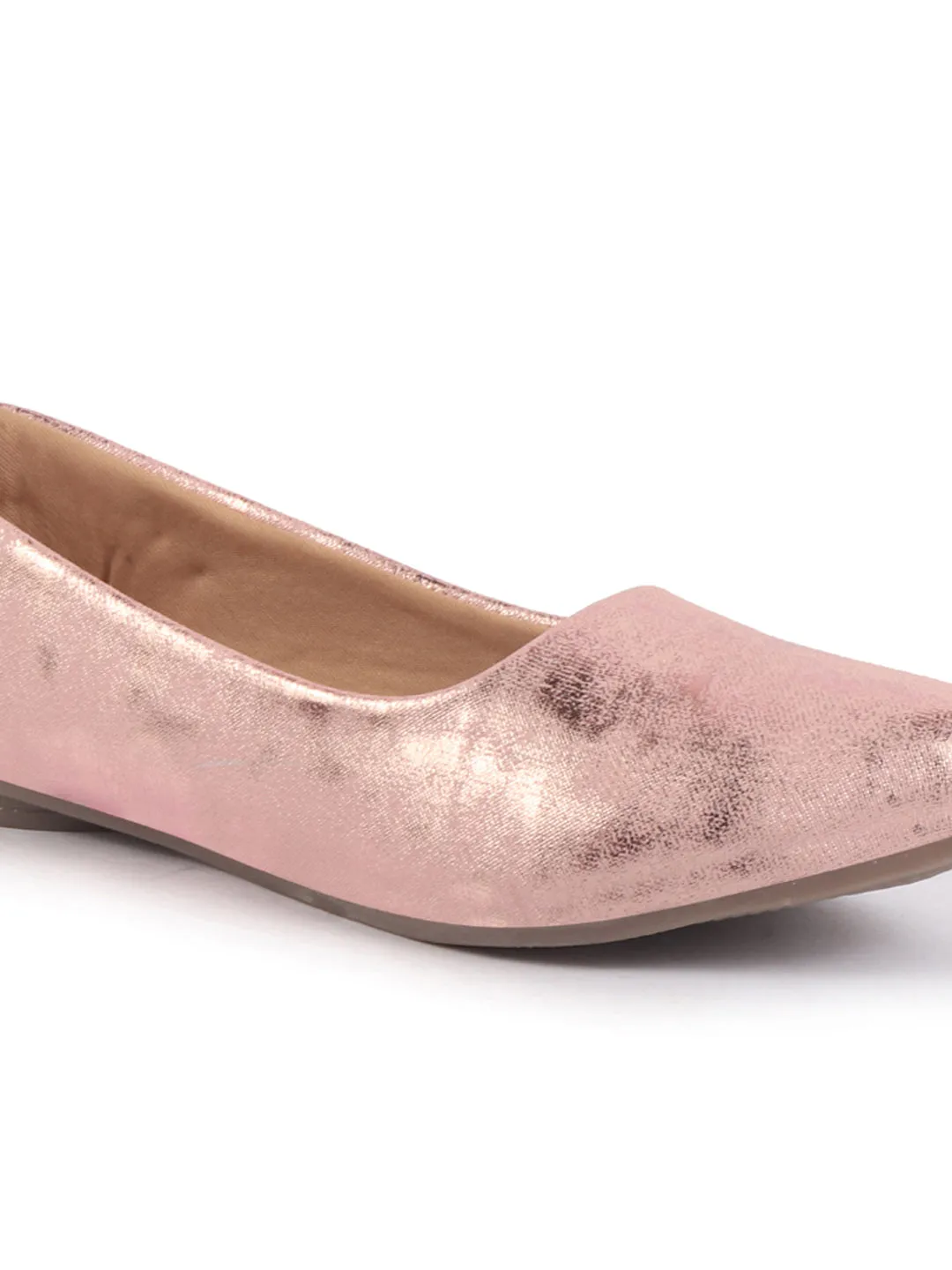 Women Comfortable Slip On Flat Ballerina Glittery Shiny Casual Ballet Driving Shoes Cushioned Insole