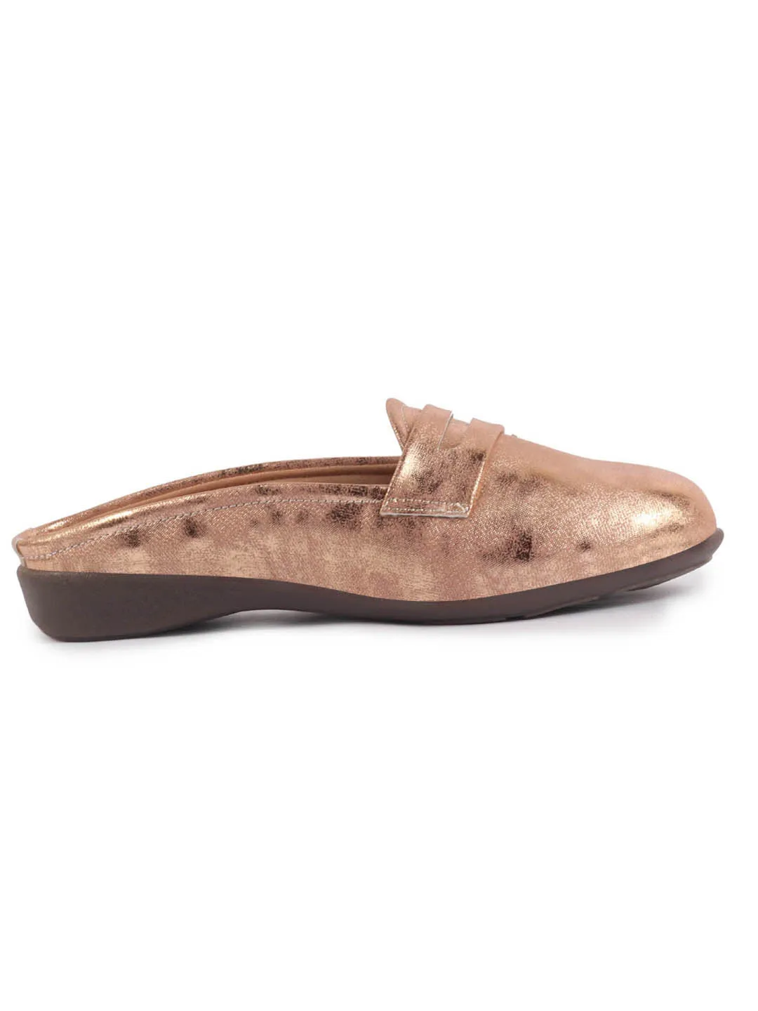Women Party Wedge Mules Gilltery Shiny Backopen Loafers Travel Friendly Slip On Shoes Ethnic Sandals