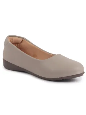 Women Platform Heel Ballet Comfortable Everyday Casual Shoes Soft Vegan Leather Ballerinas Formal Slip On Shoes