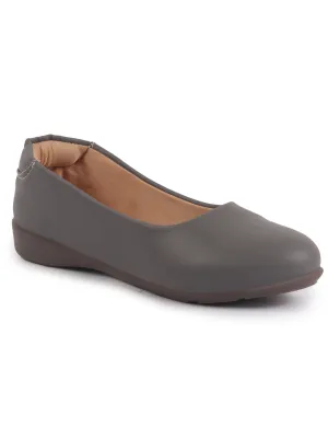 Women Platform Heel Ballet Comfortable Everyday Casual Shoes Soft Vegan Leather Ballerinas Formal Slip On Shoes