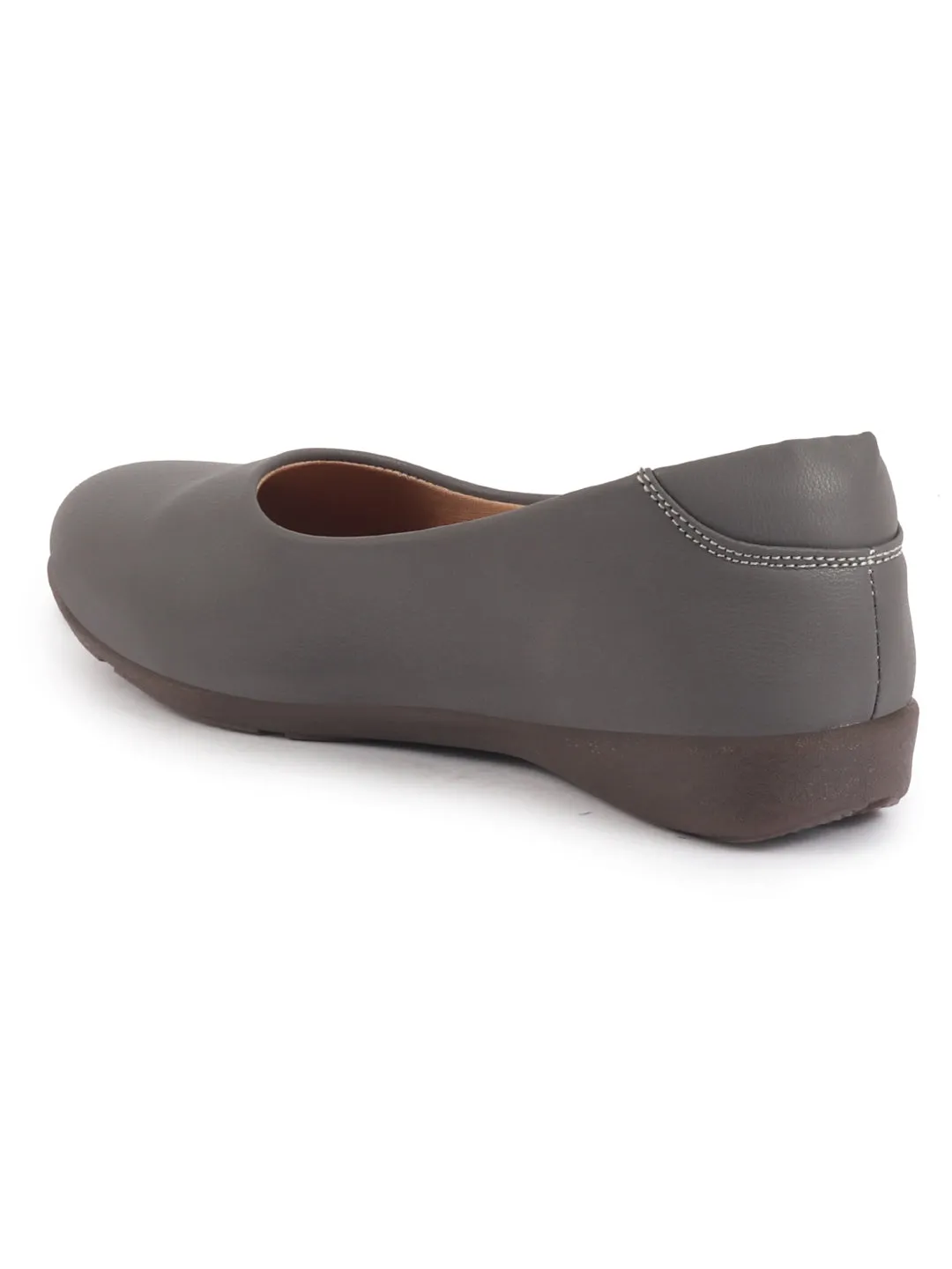 Women Platform Heel Ballet Comfortable Everyday Casual Shoes Soft Vegan Leather Ballerinas Formal Slip On Shoes