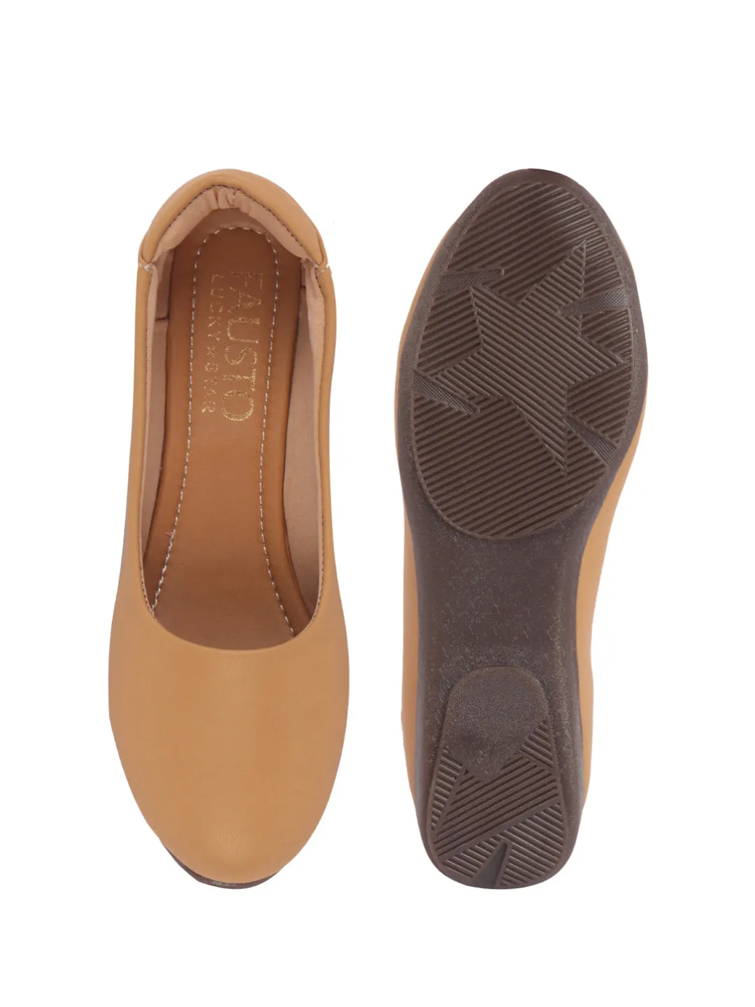 Women Platform Heel Ballet Comfortable Everyday Casual Shoes Soft Vegan Leather Ballerinas Formal Slip On Shoes