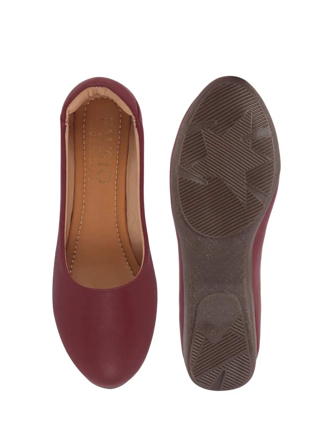 Women Platform Heel Ballet Comfortable Everyday Casual Shoes Soft Vegan Leather Ballerinas Formal Slip On Shoes