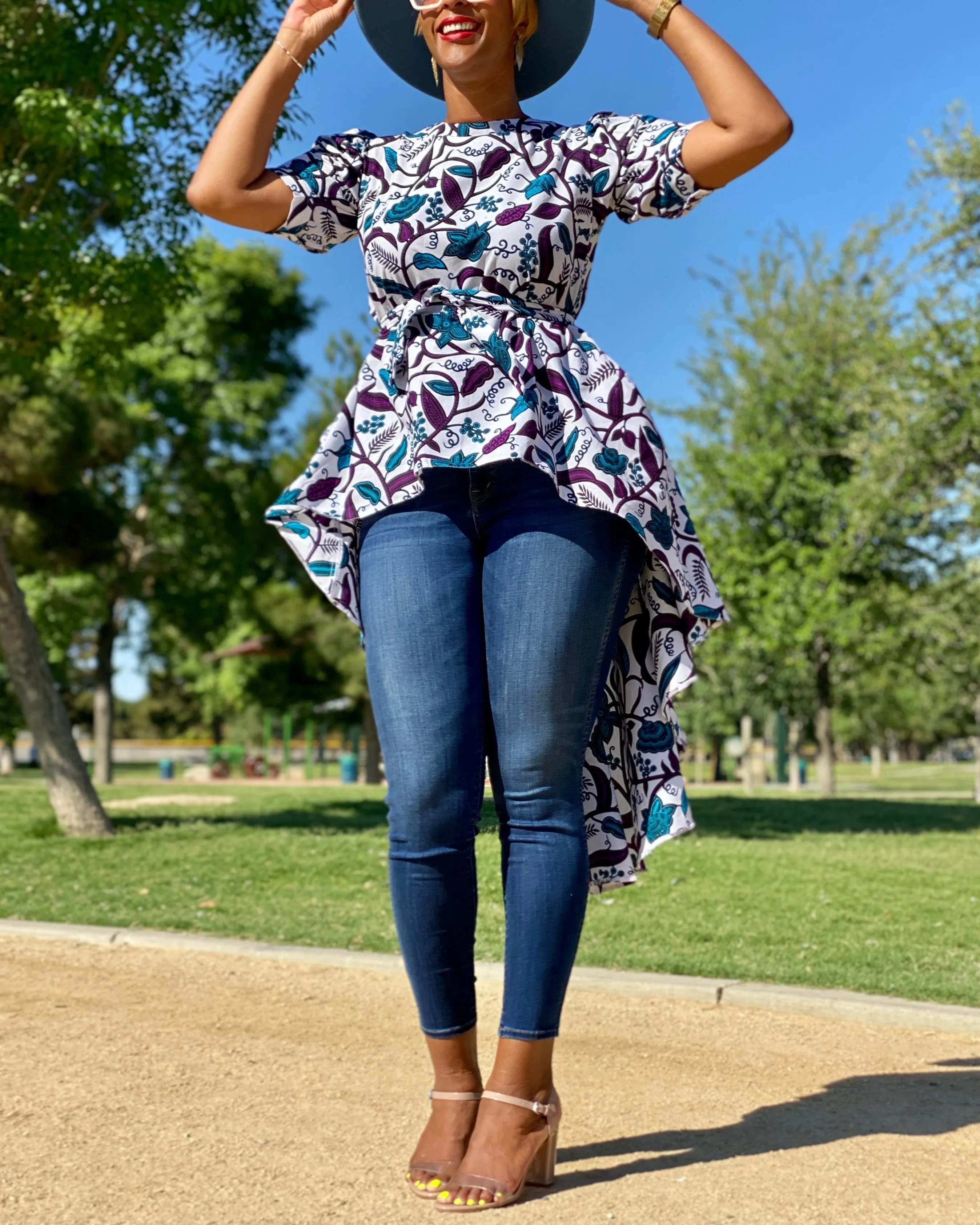 Women's Casual Print Long Shirt