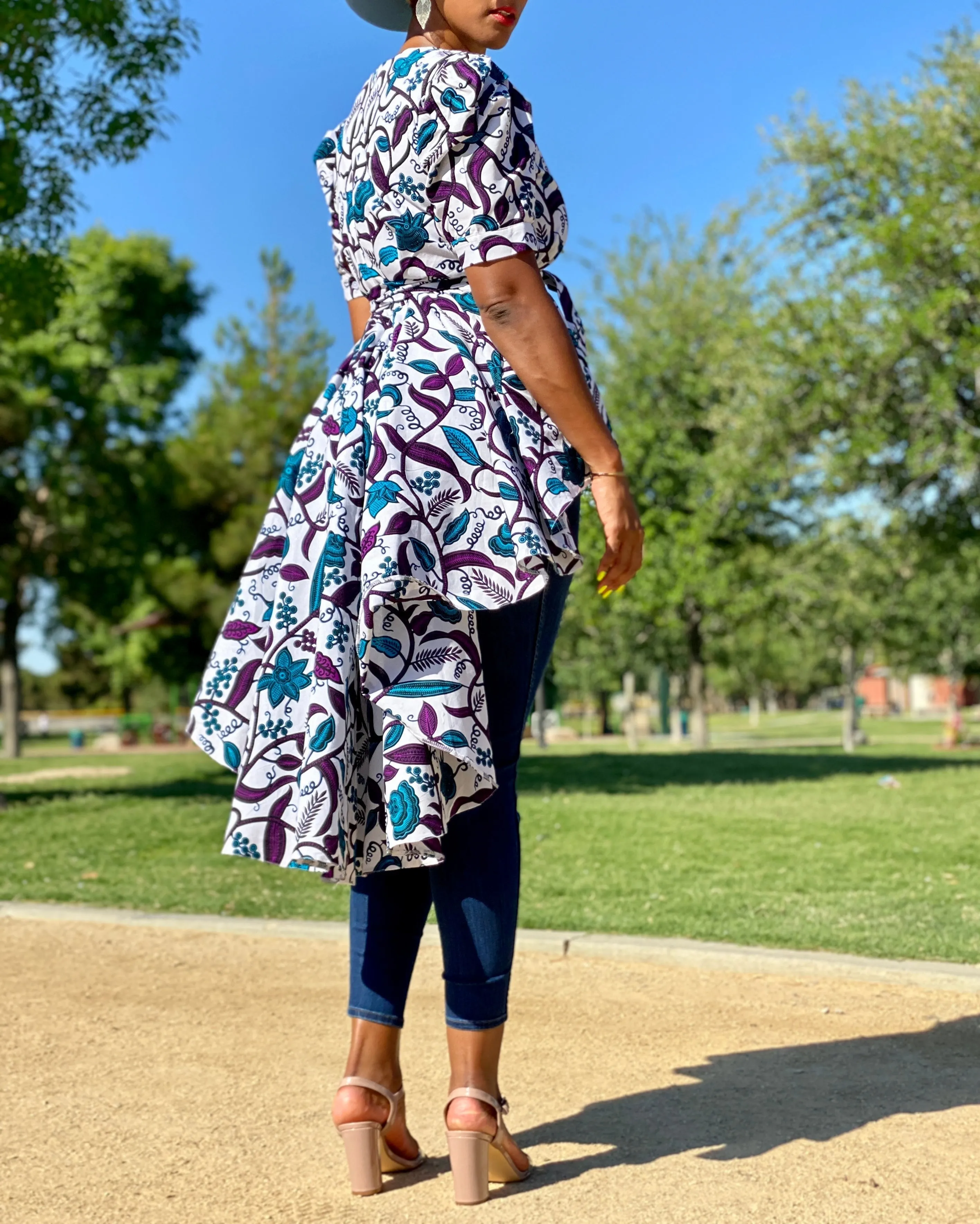 Women's Casual Print Long Shirt