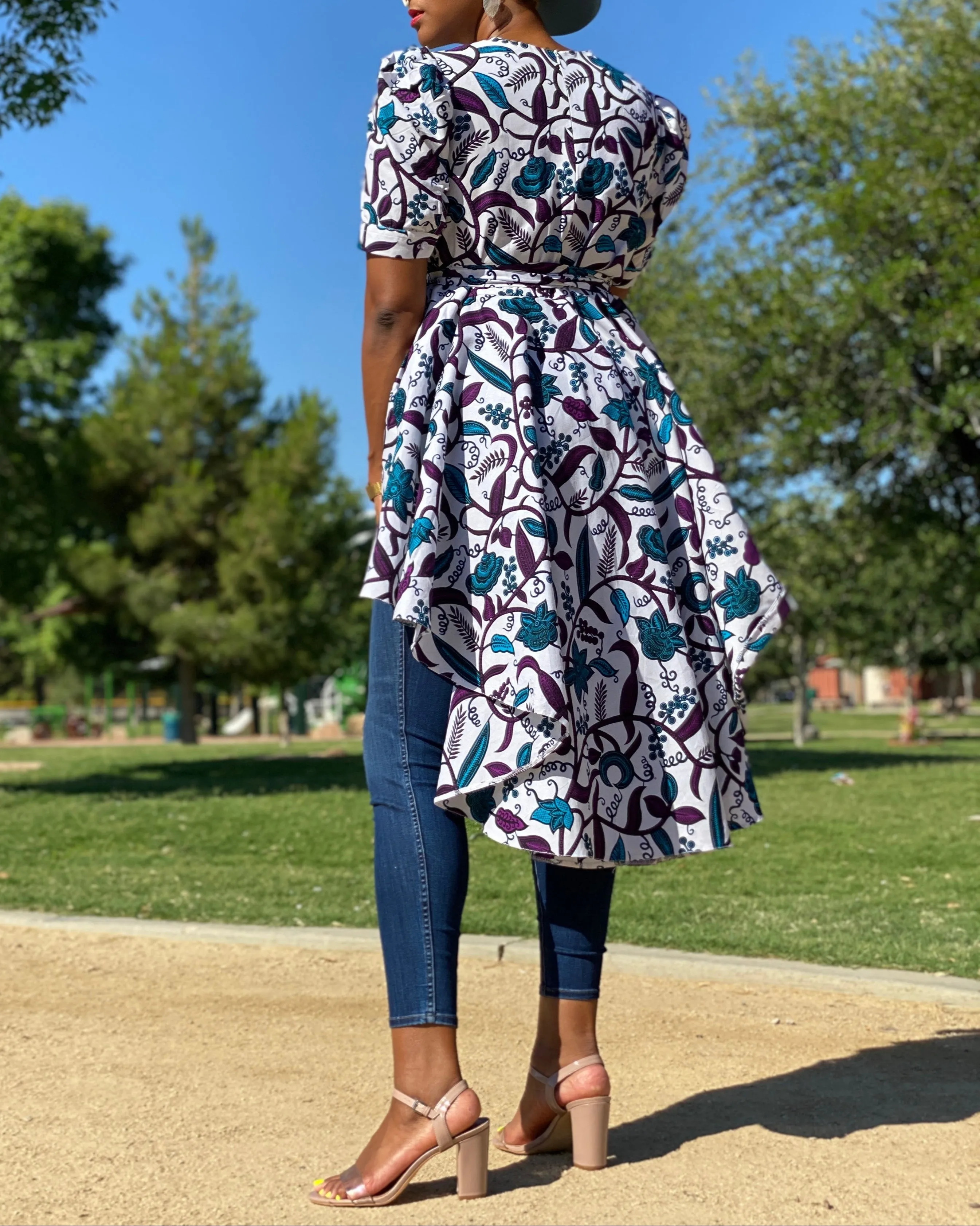 Women's Casual Print Long Shirt
