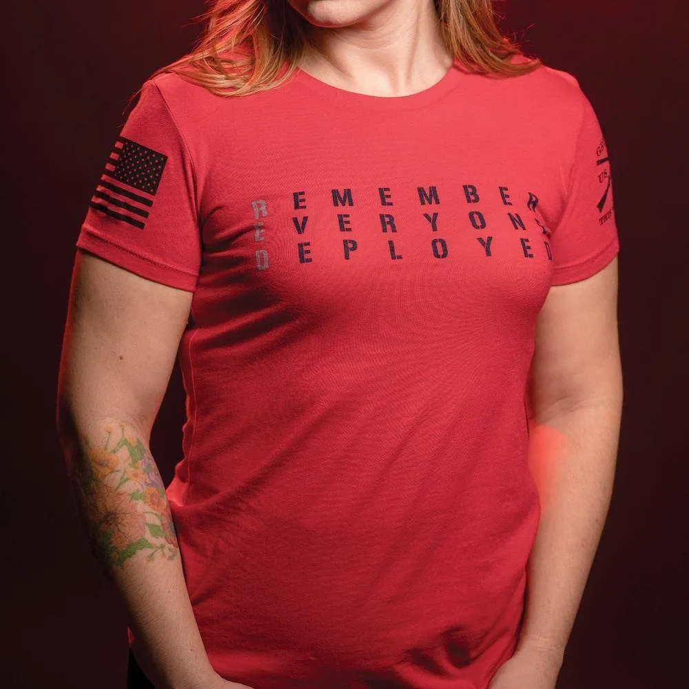 Women's RED Friday Slim Fit T-Shirt - Red